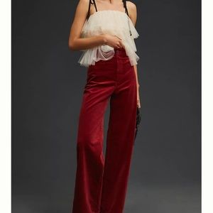 The Colette Wide-Leg Corduroy Pants